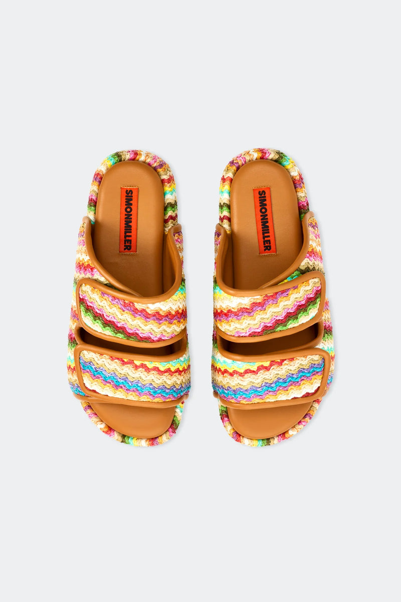 Raffia Cro Slide – Tulipano
